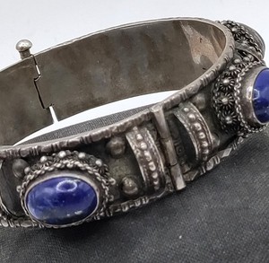 Sterling tribal cuff